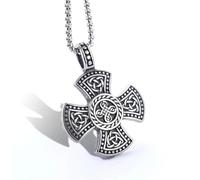 ZFHTJEKNCS Celtic Cross Knot Stainless steel pendant