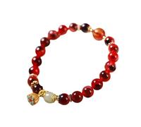 ZFHTJEKNCS Chinese Style Classical Bracelet Candy Heart Lucky Beads Hand String for Women High-end Ins For Women's Gifts