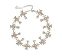 ZFHTJEKNCS Choker with a Baroque style flash cross collar chain.