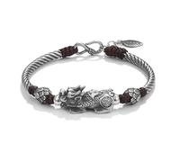 ZFHTJEKNCS Classic New in Retro Women's Braided Bracelet Ethnic Style Divine Beast Pixiu Bracelet Men