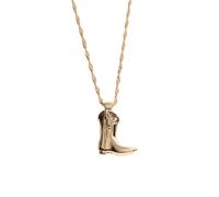 ZFHTJEKNCS COWBOY BOOT Western Cowboy Boots Necklace Personalized Creative Jewelry