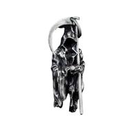 ZFHTJEKNCS Cross-border European and American Dark Gothic Punk Grim Reaper Scythe Pendant Men's Necklace Halloween Hip-Hop Accessories