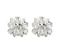ZFHTJEKNCS Cross-border rainbow color dopamine flower earrings for women, small group design sense earrings, super good-looking unique and beautiful earrings.