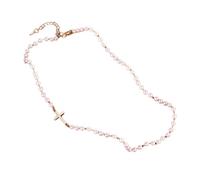 ZFHTJEKNCS European and American Cross-border Single Item Cross Necklace Pendant Collarbone Chain Gold Women's Girl Gift Light Luxury Style