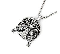 ZFHTJEKNCS Foreign Trade Accessories European and American Personalized Retro Devil Bull God Bull Head Skull Men's Titanium Pendant Necklace