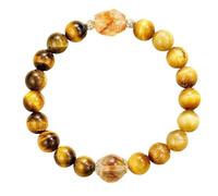 ZFHTJEKNCS Fortune-making Topaz Bracelet Gold-absorbing Wealth-attracting Bracelet Light Luxury Simple Lcuky Hand String