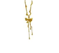 ZFHTJEKNCS Gothic Red Butterfly Crystal Pendant Sliver Ghost Claw Short Choker Chain Necklace For Women Punk Y2K Charms Jewelry Accessories