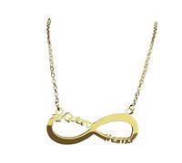 ZFHTJEKNCS Infinite loop Te Quiero Mama Stainless Steel Necklace Spanish I Love You Mom Necklaces Jewerly joyas