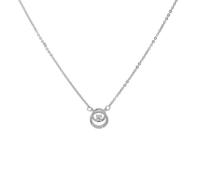 ZFHTJEKNCS Korean Ring Necklace Women's Ins Simple High-End Light Luxury Accessories Niche Design Versatile Collarbone Chain
