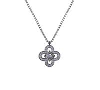 ZFHTJEKNCS light luxury four-leaf clover pendant necklace with a high sense of style for hip-hop couples, both male and female.