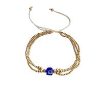 ZFHTJEKNCS Liuli Beads Evil Eye Bracelet for Women Jewelry Boho Style Multicolor Beaded Bracelets Turkish Evil Eye Pulseras Femme