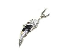 ZFHTJEKNCS Men Wolf Tooth Spike Pendant Necklace Ethnic Style Brave Tibetan Male Pendant Necklaces For Warrior Adult Ceremony