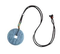 ZFHTJEKNCS Mountain Ghost Spending Pendant Real Taoist Amulet Goods Safe Buckle Feng Shui Lucky Necklace Chain Charms