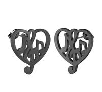ZFHTJEKNCS Musician Gift, Cute Musical Note Studs Singer Jewellery for Men and Women