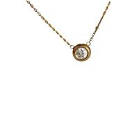ZFHTJEKNCS Necklace Bubble Pendant Collarbone Chain Women's Simple and Elegant Setting Arrivals Recommended