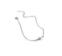 ZFHTJEKNCS New Hollow Double Heart Bracelet for Women Silver Color Interlocking Small Heart Shape Bangle Fashion Jewelry Wedding Party Gift