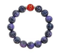 ZFHTJEKNCS Nine From The Purple Fire Six Words True Words Bracelet 12 Constellations Single Circle Plate Play Buddha Beads HandString