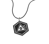 ZFHTJEKNCS skull pendant necklace for men and women, exquisite and versatile, two-dimensional anime and game peripheral with a high sense of quality.