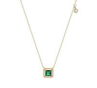 ZFHTJEKNCS Square Necklace Light Luxury Square Collarbone Chain Women's High-End Korean and Japanese Arrivals