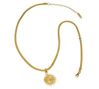 ZFHTJEKNCS Sweet Sex Chain Pendant Necklaces Stainless Steel Fashion Gold Color Aesthetic Jewelry Gift for Birthday Anniversary