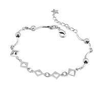 ZFHTJEKNCS Tiny Heart Simple Style Bracelet Sparking Sweet Hollow Heart Chain for Women Classic Christmas Jewelry Giftti'c