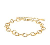 ZFHTJEKNCS Twisted Cable Link Chain Bracelet Stainless Steel Chain for Making Minimalism Accessories