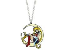 ZFHTJEKNCS Versatile Anime Cartoon Character Tsukino Usagi Pendant Necklace Accessory Can be shipped on behalf of