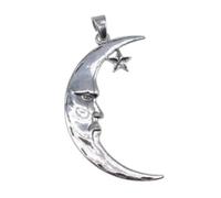 ZFHTJEKNCS Vintage Moon Rosary necklace,Gothic,Y2k punk accessories,Star Moon,Black,mysterious,pagan,witch,Choker For Women