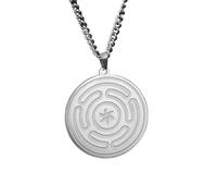 ZFHTJEKNCS Vintage Pendant Necklace Witchcraft Power Magic Goddess Amulet Jewelry