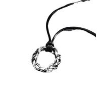 ZFHTJEKNCS Vintage Thorns Pendant Necklace for Men,Trendy Braided Wreaths Necklace,Anniversary Birthday Gifts