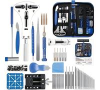 ZFIHAV 185pcs Watch Repair Kit, Professional Watch Battery Replacement ToolWatch Link and Back Removal Tool, Spring Bar Tool Set