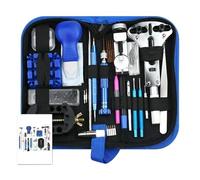 ZFIHAV 212pcs Watch Opener Repair Tool Kit Clock Pry Knife Screwdriver Pin Hammer Set Watchmaker Band Link Accessory