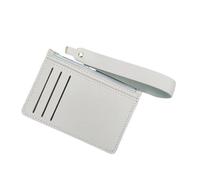 ZFIHAV Women's Wallets with Lanyard Leather Coin Purse Multi-Position Card Case Credit Holder Simple Short Wallets(Blue)
