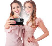 ZFMF Selfie Light for iPhone 15 Pro Max Case with LED Built-in Light-Up Fill Light Rechargeable for TIK Tok/Stream/Makeup/Live/Video- Selfie (2 Models, 3 Level Brightness)