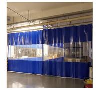 Zfmnoyev Garage Divider Curtains, Industrial Vinyl Panels Clear Tarp, Heavy-Duty Waterproof Car Wash Partition Curtain, 0.6mm Thickness Hanging PVC Curtain with Metal Eyelets(2.8x4m/9.2x13.1ft)