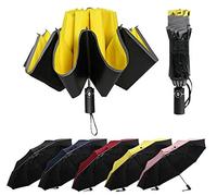 ZFQ 47 Inch Portable Golf Umbrella Automatic Open Large 10 Ribs Windproof Waterproof Rain Umbrellas Inverted