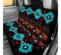 ZFRXIGN Western Back Seat Cover for Car, SUV, Trunk Bench Seat Cover Rear Seats Bottom Cushion for Women Men Kids Dog Car Seat Cover Aztec Tribal Navajo