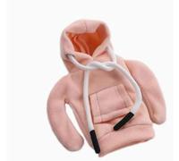ZFSEF Car Gear Shift Knob Cover for Mitsubishi Mirage VI Hatchback 2017-2019, Universal Funny Gear Stick Hoodie for Personalized Vehicle Look,Beige