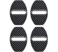 ZFTAP Car Door Lock Covers for Jaguar E-PACE 2017 2018 2019 2020,Stainless Steel Latches Cover Protector Caps Rustproof Automotive Interior,A/Carbon fiber