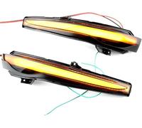 ZFTAP Dynamic Turn Signal Light for Mercedes Benz CES GLC Für W205 X253 W213 W222 V-Klasse W447, Easy To Install Car Rearview Mirror Indicator Turn Signal Light Replacement Parts, A/Yellow