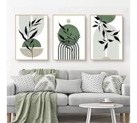 ZFTCN Modern Wall Poster Set - Nature Landscape Cat Tail, Abstract Botanical, Bohemian Decorative - Frameless (3 Pieces - 30 x 40 cm, Poster-4)