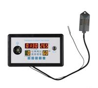 ZFX-W9002 Digital Egg Incubator Thermostat Controller 12V Temperature Humidity Monitor for Chicken Duck Goose Pigeon Quail Eggs