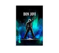 ZFXYSCFC Bon Jovi Popular Singers And Famous Musicians Canvas Poster Wall Art Decorative Painting Bedroom Painting Posters12x18inch(30x45cm) Unframe-style