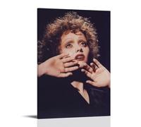 ZFXYSCFC Édith Piaf Popular Singers And Famous Musicians Canvas Poster Wall Art Decorative Painting Bedroom Painting Posters20x30inch(50x75cm) Frame-style