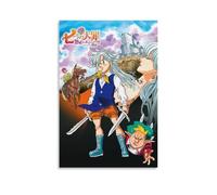 ZFXYSCFC The Seven Deadly Sins Grudge of Edinburgh Classic Anime Series Canvas Poster Wall Art Decorative Painting Bedroom Painting Posters20x30inch(50x75cm) Unframe-style