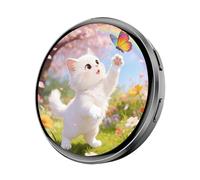 Zfyauhm Electronic Anime Badge Pin Smart Badge Digital Badges Pin With 1.7HD Touch Display With 30-Hour Battery Life GIF/Photo/Video Display For Events Cosplay Parties