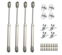 ZFYQ Hydraulic Gas Struts, 120N/12kg Lift Up Stay Support Hinge for Kitchen Cabinet Cupboard Door Soft Open Hinge Pack of 4