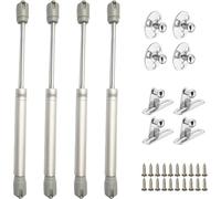 ZFYQ Hydraulic Gas Struts, 200N/20kg Lift Up Stay Support Hinge for Kitchen Cabinet Cupboard Door Soft Open Hinge Pack of 4