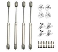 ZFYQ Hydraulic Gas Struts, 80N/8kg Lift Up Stay Support Hinge for Kitchen Cabinet Cupboard Door Soft Open Hinge Pack of 4