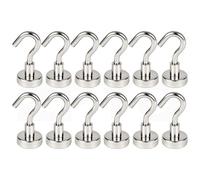 ZFYQ Magnetic Hooks 16mm 20lbs 12Pcs